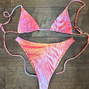 Skatie Pink and Orange Bikini